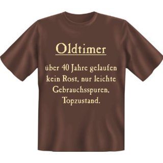 Lustige Witzige Coole Sprüche T Shirt   Oldtimer über 40 Jahre