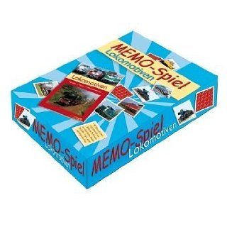 Memo Lokomotiven Buch /Spiel Spielzeug