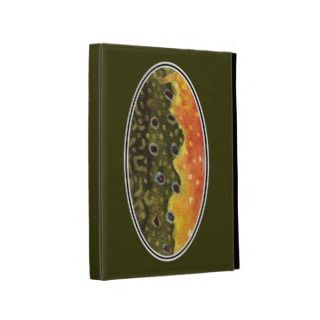 Brook Trout Fly Fishing iPad Folio Cover