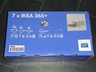 IKEA 365+ Kochtopfset 3 Töpfe + Bratpfanne Edelstahl Topfset
