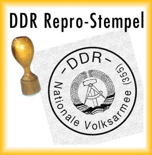 DDR Siegel   DDR Stempel NVA 355 + Stempelkissen
