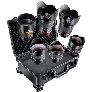 Walimex Pro All Star II Objektiv Set (8mm) für Nikon AE inkl. Outdoor