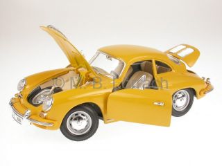 Porsche 356 B Coup‚ 1961 gelb Modellauto 18 12026 Bburago 118