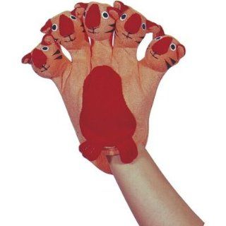 Kingsley Terry Wash Glove with Tiger Fingertips (Handschuhe zum
