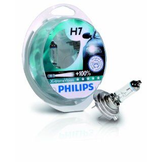 Philips 12972XVS2 X treme Vision +100% H7 Scheinwerferlampe, 2er Kit