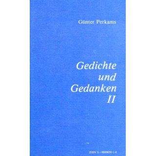 Gedichte und Gedanken II Janet Brooks Gerloff, Günter