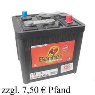 BANNER Batterie 6V 84Ah für Trabant Oldtimerbatterie