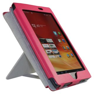 Pink Leather Case Cover for Acer Iconia Tab A100 7 8gb WiFi Tablet