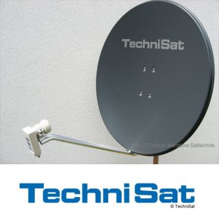 TechniSat SATMAN 850   grau mit TechniSat Quattro LNB 40mm