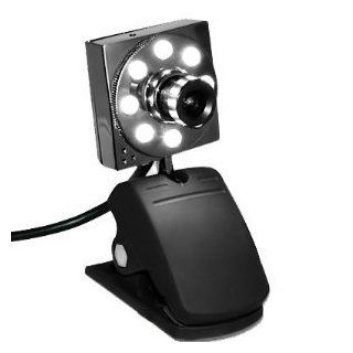 eSecure   USB 8MP 8 LED Web Cam Webcam mit Mikrofon 
