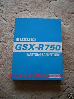 GSXR 750 K6 K7 Werkstatthandbuch orig. Suzuki NEU/NEW