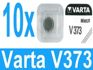 10 Stück Varta V 373 Knopfzelle Batterie V373 SR916SW SR68 LR916 10x