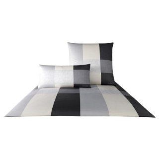 JOOP Bettwäsche Mako Satin Lucent Stripes 4036   Farbe grau   9, 2x