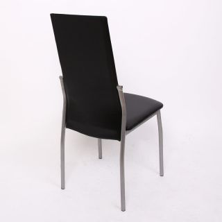 6x Konferenzstuhl Besucherstuhl Stuhl N51 schwarz, weiß