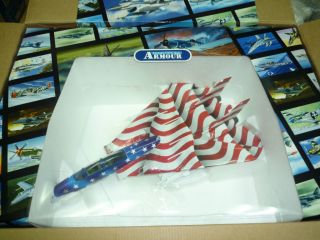 SAMPLE FRANKLIN MINT ARMOUR 1/48 US Navy F 14 Tomcat Stars and Stripes