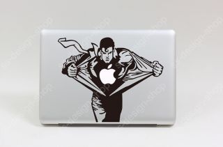 Superman Heroes Vinyl Decal Sticker Skin for Apple MacBook Pro Unibody