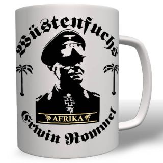 Rommel Afrika Wehrmacht patriotischer Kaffee Becher Tasse #402