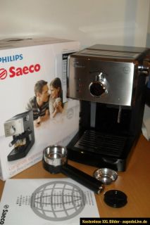 Philips Saeco HD8325/01 Siebträger Silber Espressomaschine