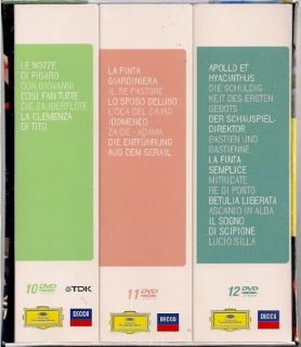 33 DVD Mozart 22 Sämtliche Opern / Complete Operas Neu Salzburger