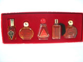 404) 5 Stück   Miniaturen Les Parfums de France