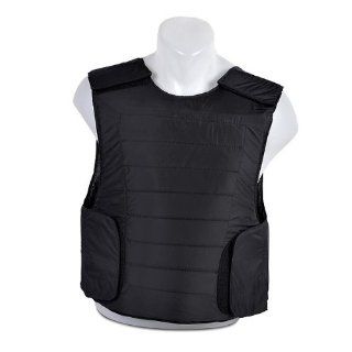 Anti Bullet Vest Black Bullet Proof Body Armor VIP Style Protection