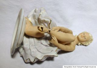 Uralt Porzellan Figur Tänzerin Ballerina Wallendorf? um 1930 orig