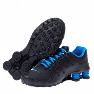 Nike Shox Nz Si Plus [36  us 4 Y] Schwarz Blau Schuhe Jungen Neu