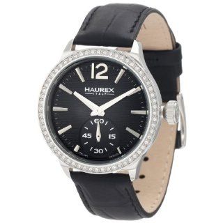 Haurex Italy Damenuhr Grand Class Black Dial Watch #FS341DNN Haurex