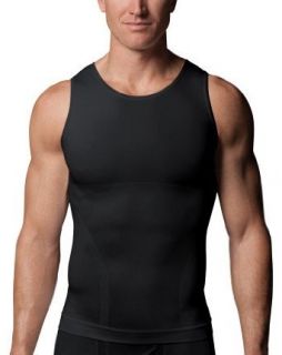 Spanx For Men   Zoned Performance Tank Top   Schwarz, Small 