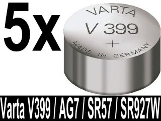 Stück Varta V399 399 Knopfzelle Batterie Uhrenbatterie SR927 SR57w