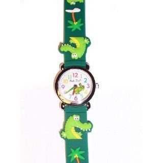 Kinderuhr Uhr Kinder Armbanduhr Krokodil Dino Dinosaurier Jungen