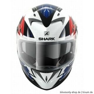 Shark Helm S700 S Stipple WBR/weiß blau rot, Gr. S, Motorradhelm