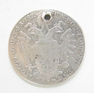 AUSTRIAN THALER FRANCISCUS AUSTRIA IMPERATOR 1825 COIN