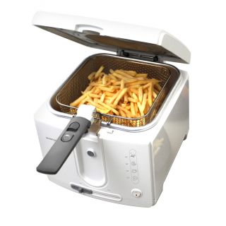 Inventum GF421W Fritteuse Fritöse Friteuse Anti Geruchsfilter Weiss