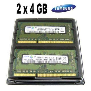 8GB Dual Channel Kit 2x 4 GB SAMSUNG Original 204 pin DDR3 1333 PC3