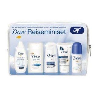 Dove Reiseset Original Pack, 5er, Dusche 55ml, Body Milk, Shampoo, Kur