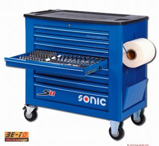 SONIC   S11 Werkstattwagen 644 tlg   Farbe blau 764418