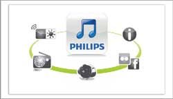 Philips AS351/12 Dockingsystem für Android mit Micro USB (Bluetooth