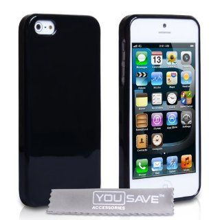 iPhone 5 Silikon Gel Tasche Hülle Schwarzvon Yousave Accessories®