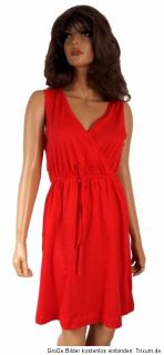 Luftiges Sommer Kleid Wickel Optik Rot H&M Gr.XS XL(34 48)