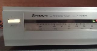 HITACHI FT 3400 SINTONIZZATORE RADIO AM/FM STEREO TUNER ANALOGICO