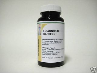 Carnosin 500 mg 90 veg Kapseln Apotheken Herstellung