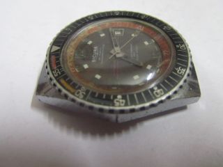 Vintage Ultra Rare Sicura (Breitling) Divers watch for Parts or Repair