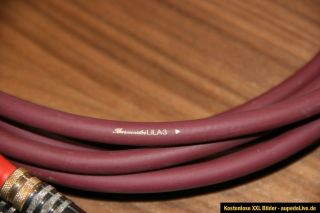 Burmester LILA3 High End Cinch Kabel 2 Meter mit WBT Stecker gebraucht