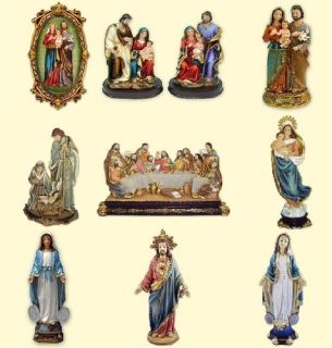 schöne Figuren von Jesus Maria Abendmahl Heilige Familie Madona