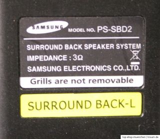 Samsung HT BD2 HT BD 2 7.1 Heimkino System 1100 W schwarz 3600 1 1