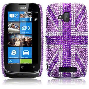 Diamante Case Cover for Nokia Lumia 610 Black,Green,Pink,Purple,Blue