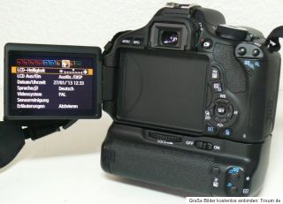 Canon EOS 600D 18.0 MP Digitalkamera EF S IS 18 135mm   Zubehörpaket