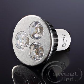 sweet led® High Power LED Strahler GU10 3x1W 240 Lumen warmweiss