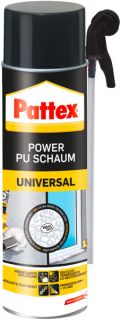 Pattex, Power PU Schaum, Universal 500ml Dose, Farbe weiß